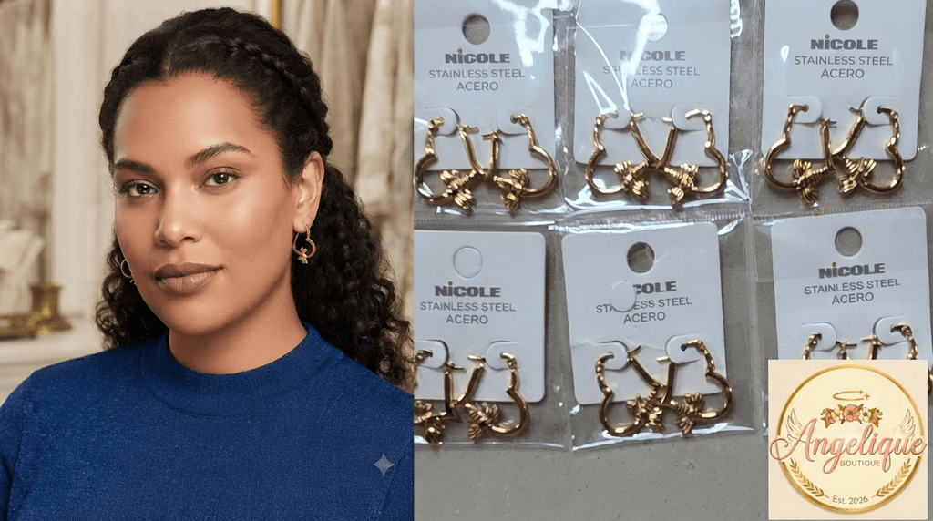 Stainless Steel Dragonfly Hoop Earrings for Women – Gold & Silver - Angelique Boutique