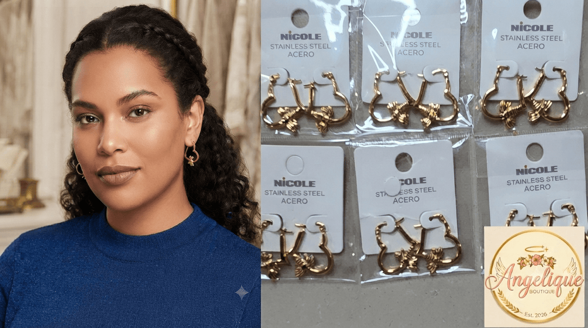 Stainless Steel Dragonfly Hoop Earrings for Women – Gold & Silver - Angelique Boutique
