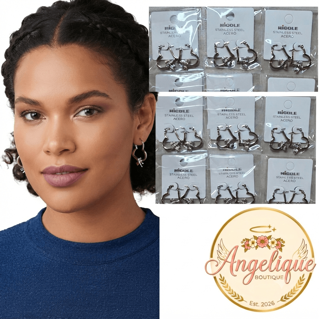 Stainless Steel Dragonfly Hoop Earrings for Women – Gold & Silver - Angelique Boutique