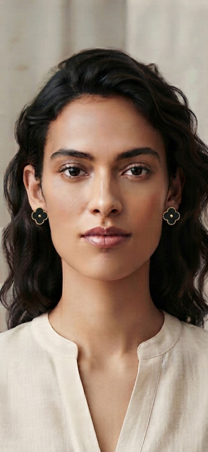 Stainless Steel Earrings with Gold Details – 6 Colors - Angelique Boutique
