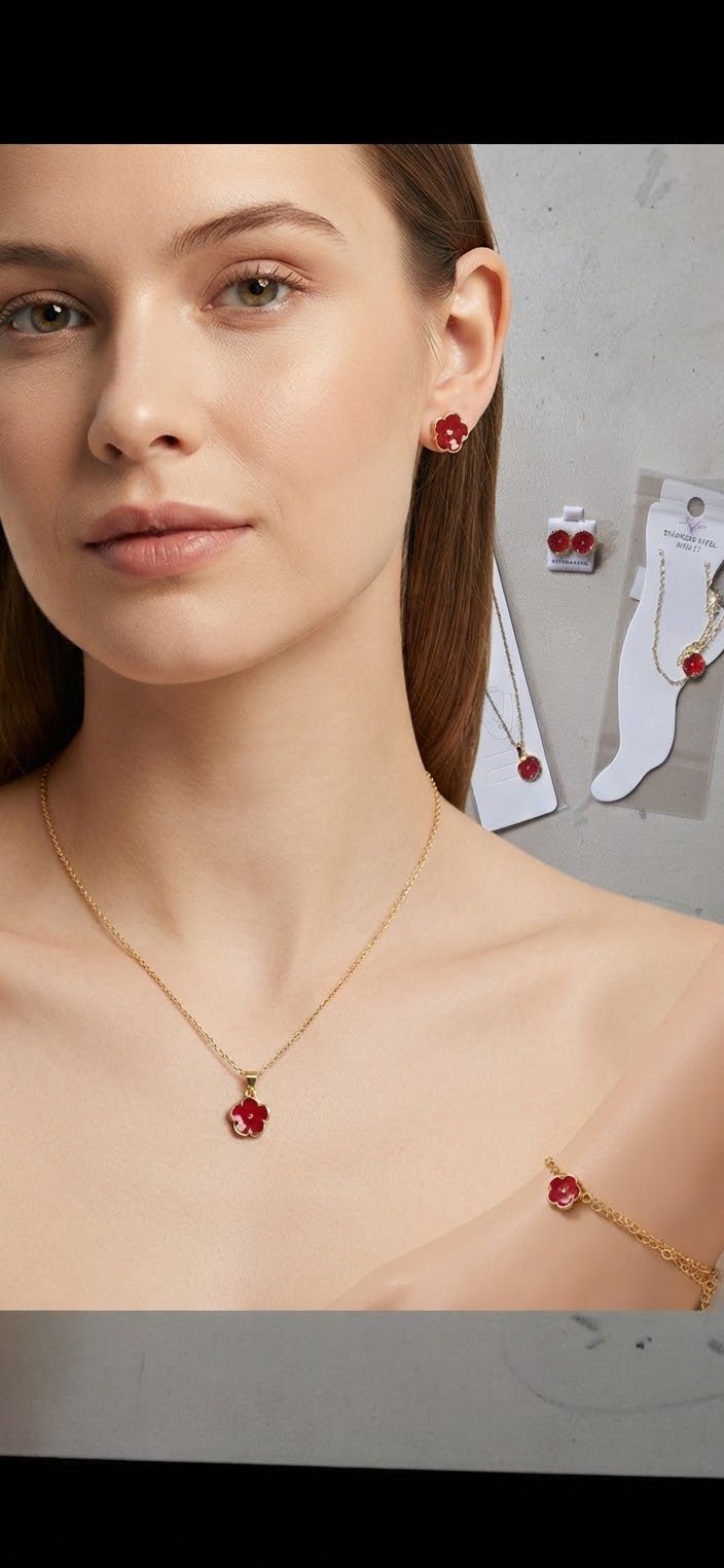 Stainless Steel Earrings with Gold Details – 6 Colors - Angelique Boutique
