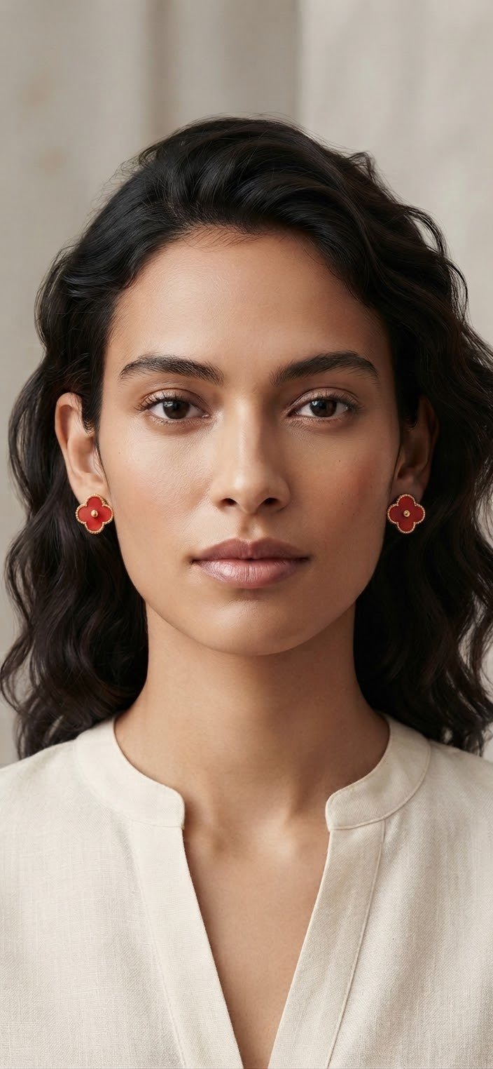 Stainless Steel Earrings with Gold Details – 6 Colors - Angelique Boutique
