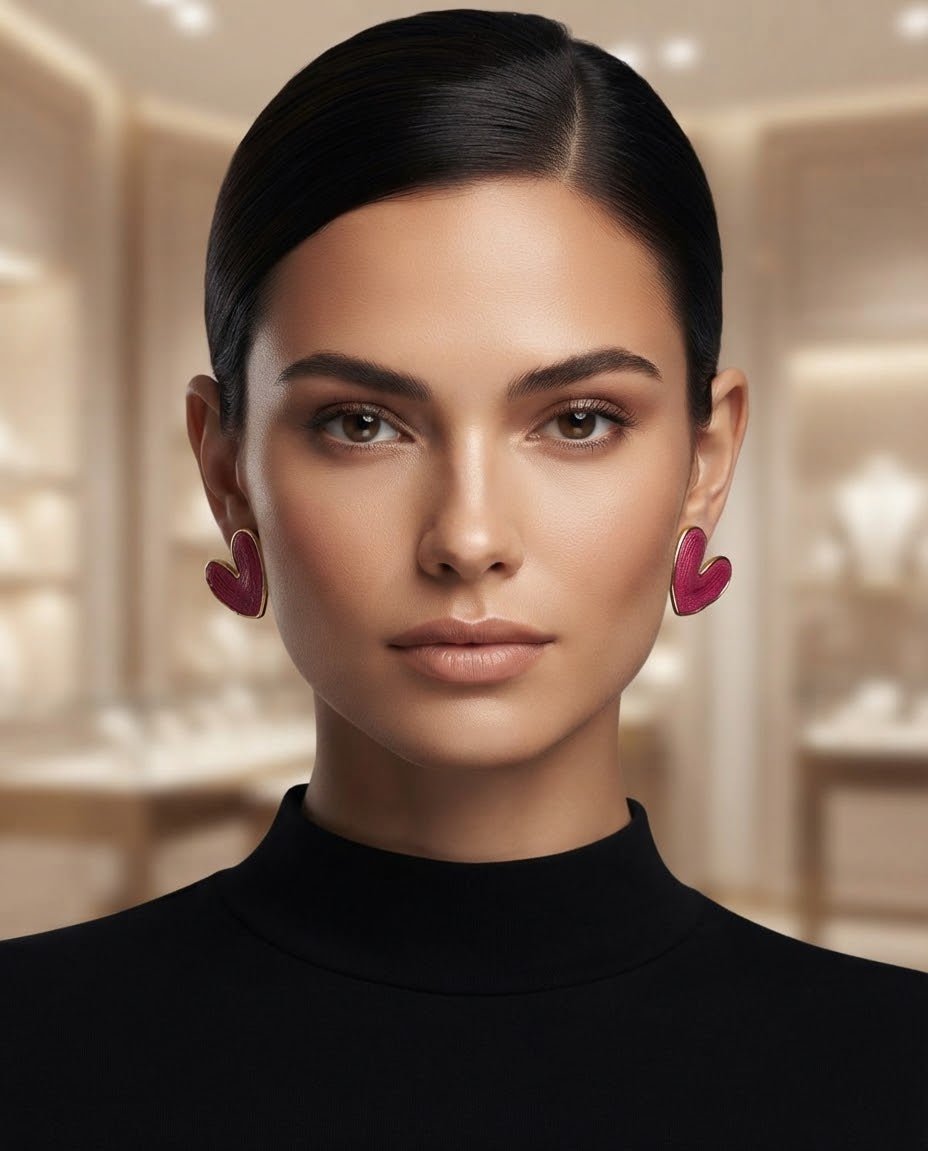 Stainless Steel Fashion Earrings – Elegant Rhinestone Dangle & Stud Styles for Women - Angelique Boutique