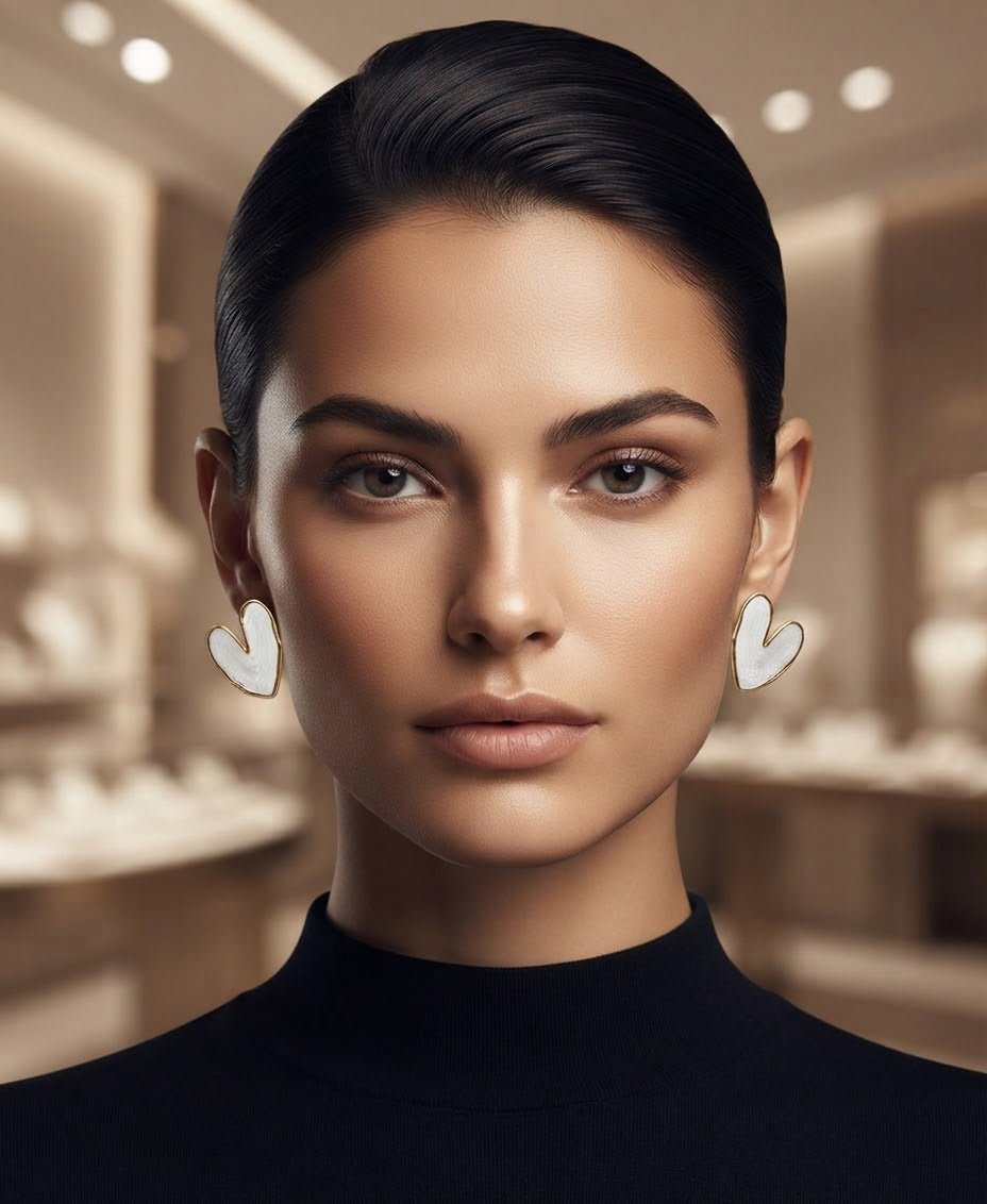 Stainless Steel Fashion Earrings – Elegant Rhinestone Dangle & Stud Styles for Women - Angelique Boutique