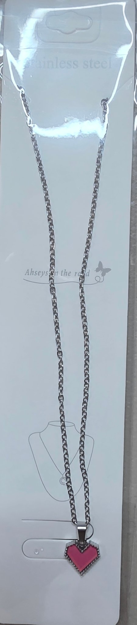 Stainless Steel Heart Chain Necklace | 3 Colors - Angelique Boutique