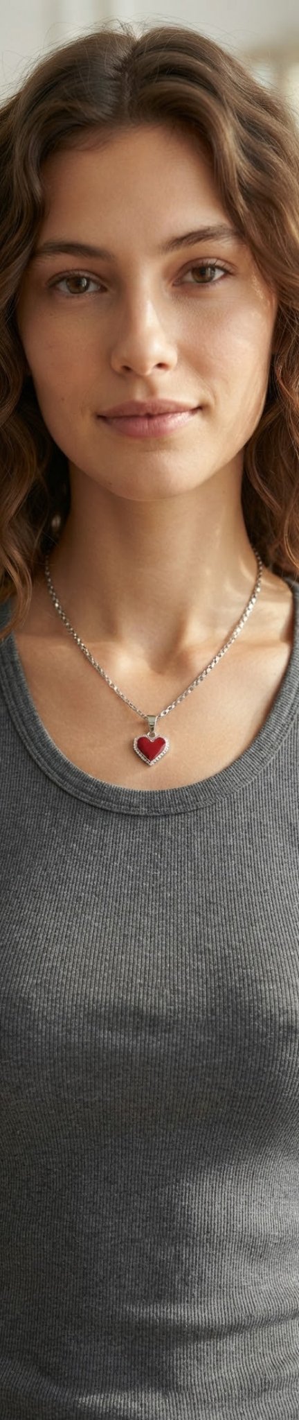 Stainless Steel Heart Chain Necklace | 3 Colors - Angelique Boutique