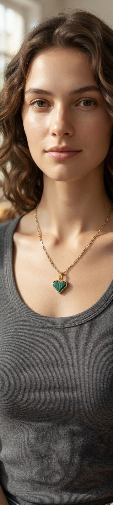 Stainless Steel Heart Chain Necklace | 3 Colors - Angelique Boutique