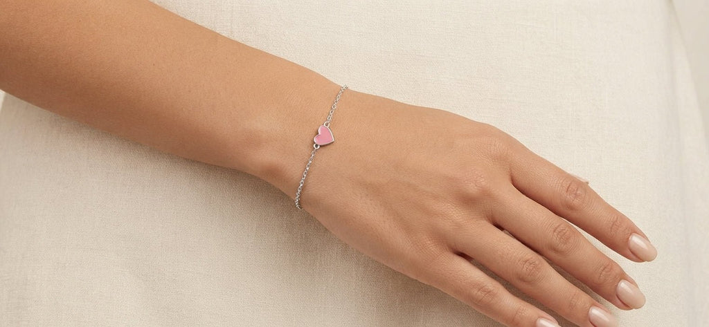 Stainless Steel Heart Charm Bracelet for Women – Gold & Silver - Angelique Boutique