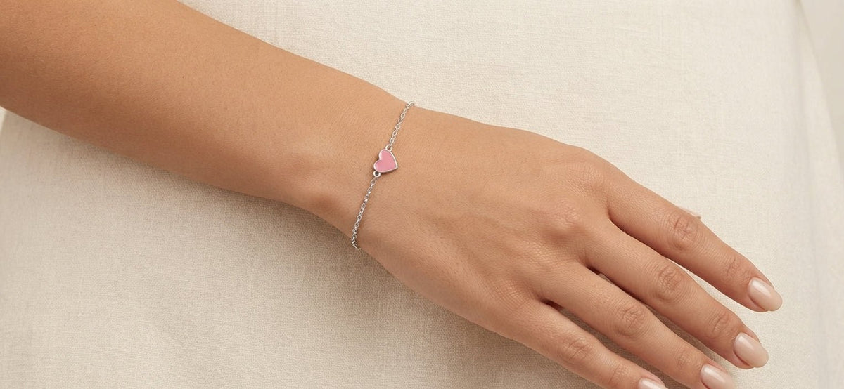 Stainless Steel Heart Charm Bracelet for Women – Gold & Silver - Angelique Boutique