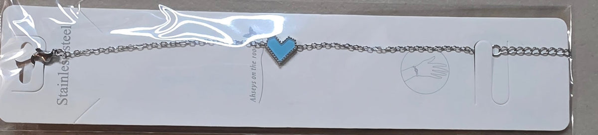 Stainless Steel Heart Charm Bracelet for Women – Gold & Silver - Angelique Boutique