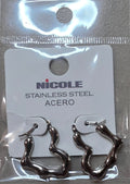 Stainless Steel Heart Hoop Earrings for Women – Gold & Silver - Angelique Boutique