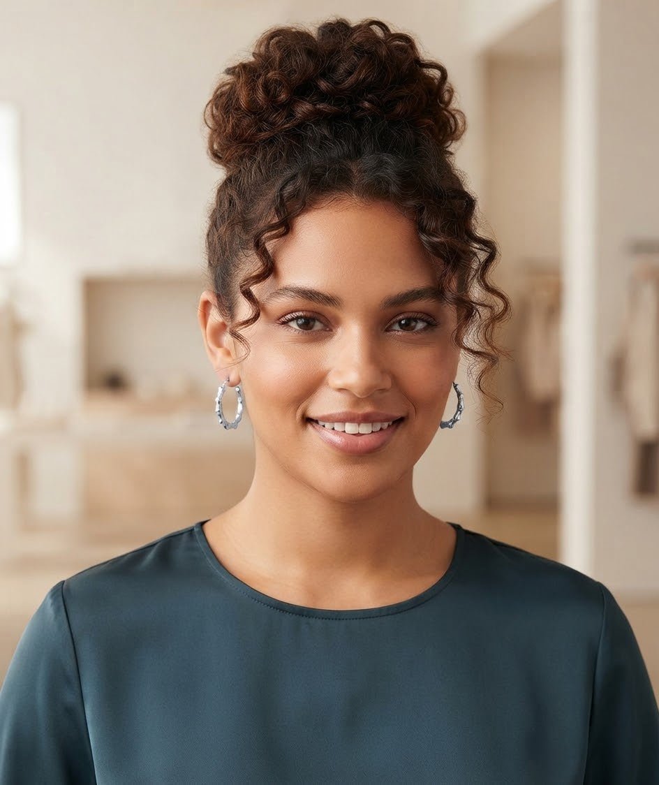 Stainless Steel Hoop Earrings for Women – Classic Gold & Silver - Angelique Boutique