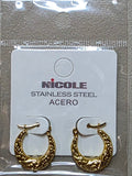 Stainless Steel Hoop Earrings for Women – Classic Gold & Silver - Angelique Boutique