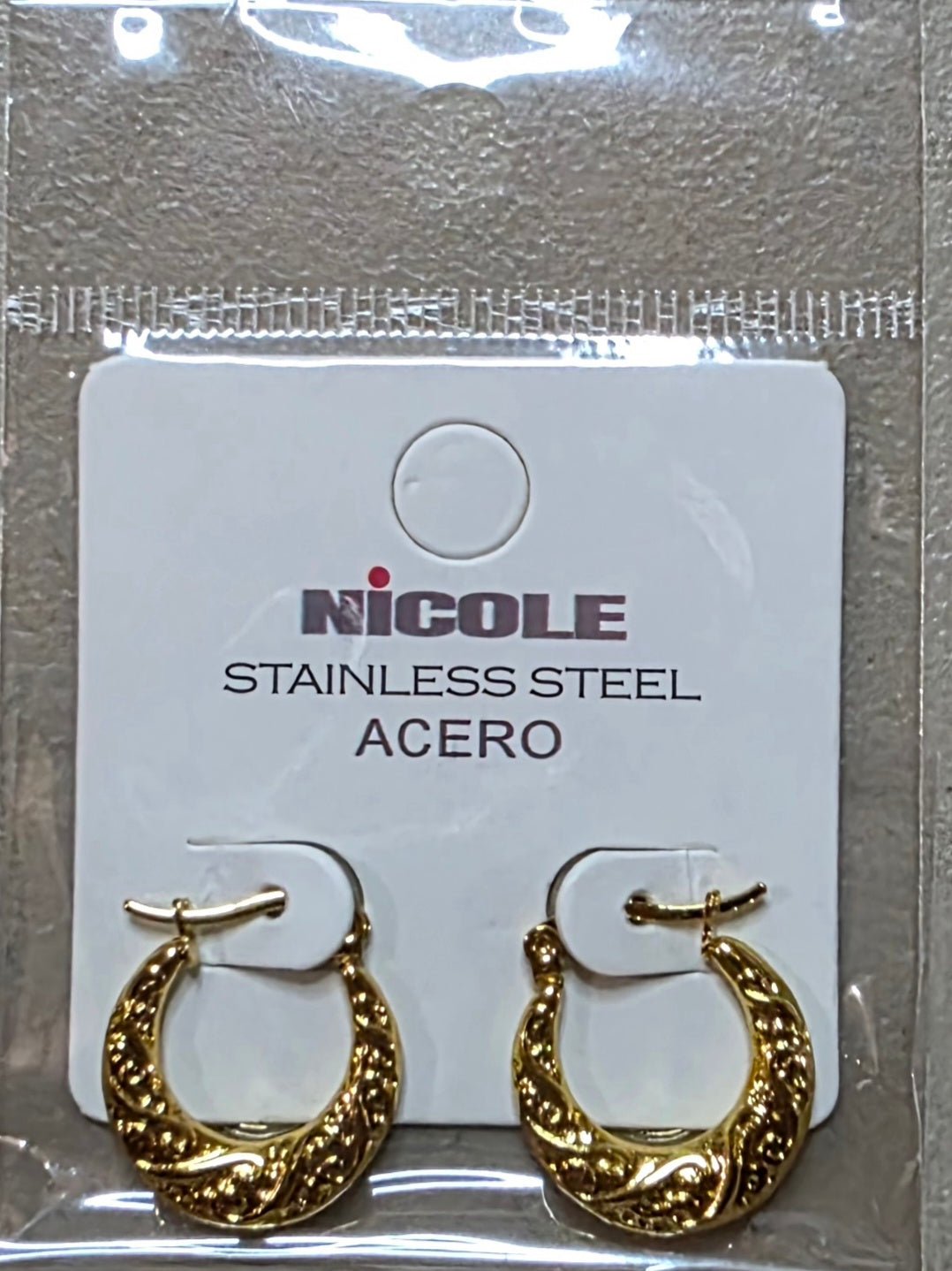 Stainless Steel Hoop Earrings for Women – Classic Gold & Silver - Angelique Boutique