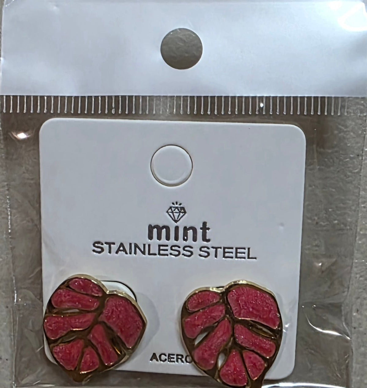 Stainless Steel Leaf Earrings – Hypoallergenic Drop Earrings - Angelique Boutique