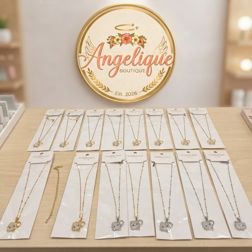 Stainless Steel Necklace – Tarnish-Free Silver & Gold - Angelique Boutique