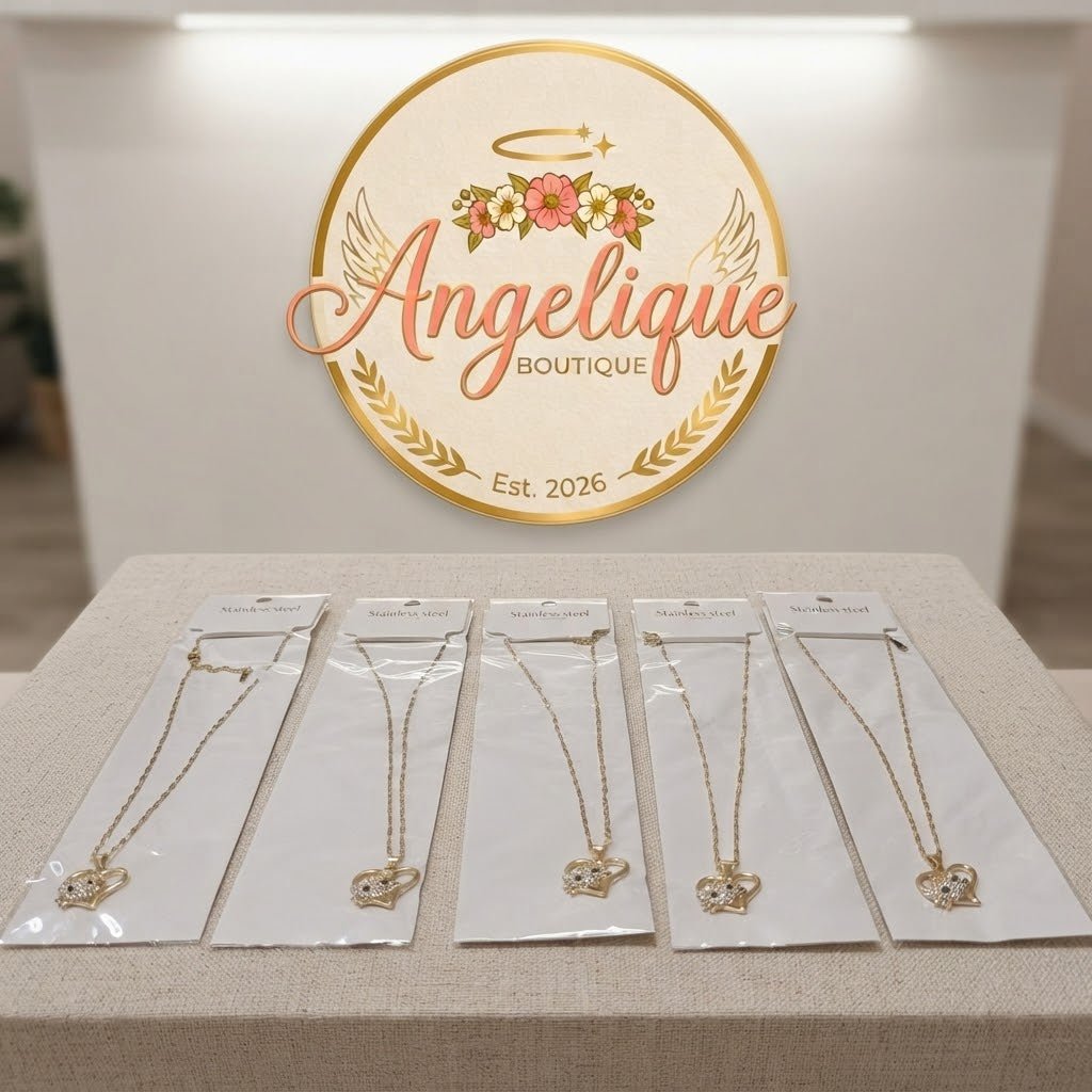 Stainless Steel Necklace – Tarnish-Free Silver & Gold - Angelique Boutique