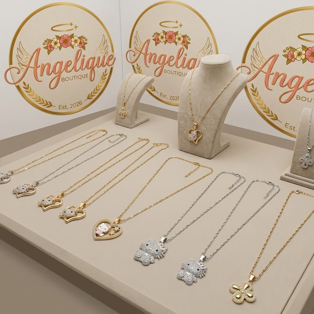 Stainless Steel Necklace – Tarnish-Free Silver & Gold - Angelique Boutique