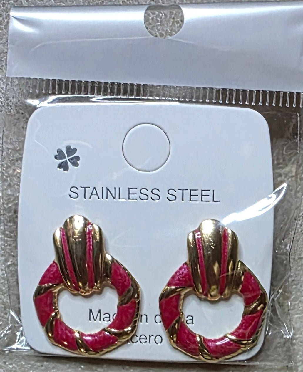Stainless Steel Small Hoop Earrings | Multiple Colors - Angelique Boutique