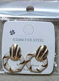 Stainless Steel Small Hoop Earrings | Multiple Colors - Angelique Boutique