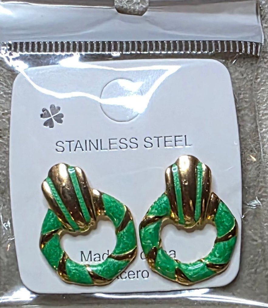 Stainless Steel Small Hoop Earrings | Multiple Colors - Angelique Boutique