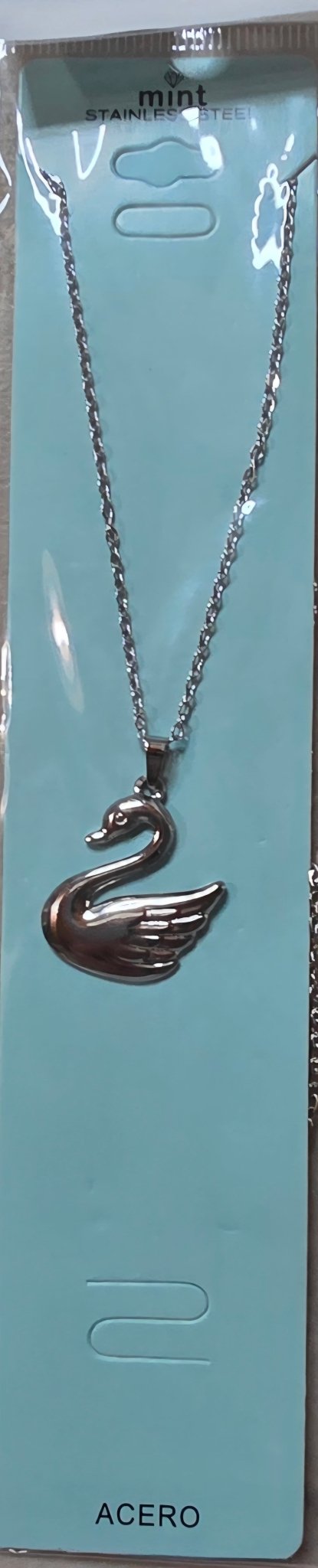 Stainless Steel Swan Necklace for Women – Gold & Silver - Angelique Boutique