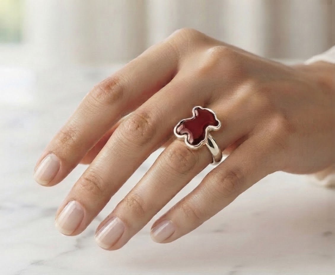Stainless Steel Tous-Style Rings – Women's Elegant Band - Angelique Boutique