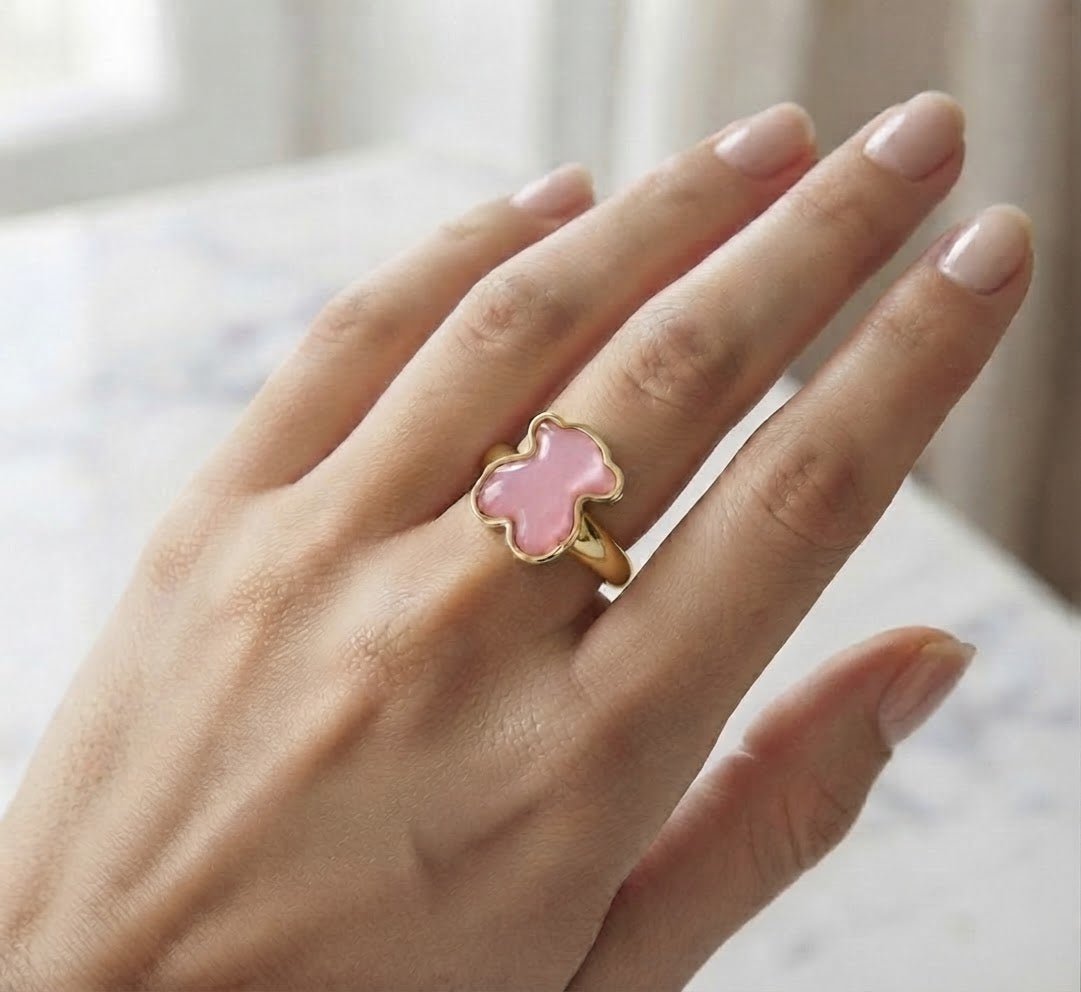 Stainless Steel Tous-Style Rings – Women's Elegant Band - Angelique Boutique