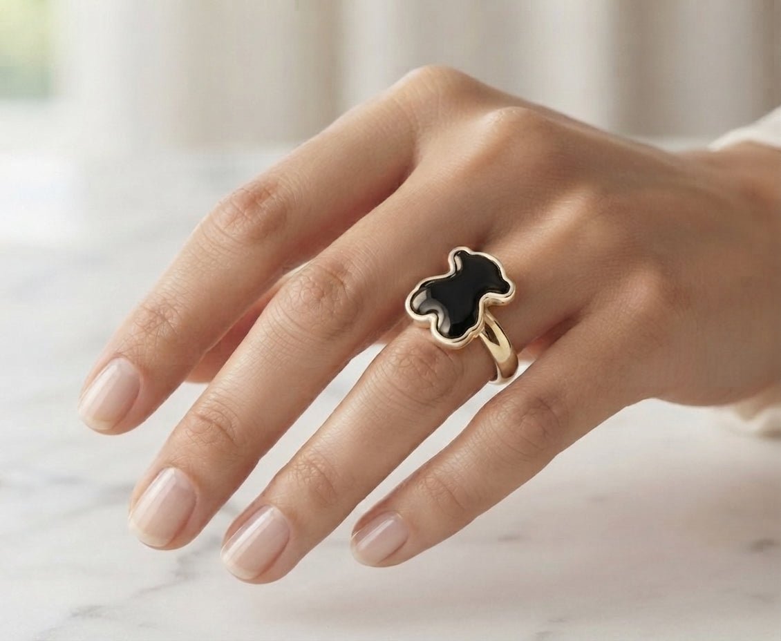Stainless Steel Tous-Style Rings – Women's Elegant Band - Angelique Boutique