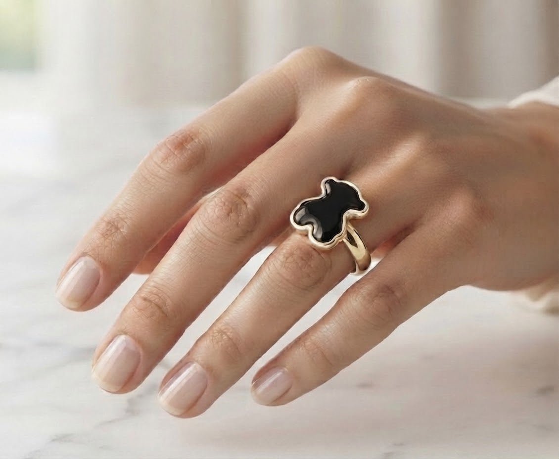 Stainless Steel Tous-Style Rings – Women's Elegant Band - Angelique Boutique
