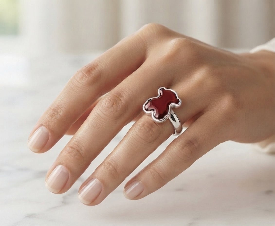 Stainless Steel Tous-Style Rings – Women's Elegant Band - Angelique Boutique