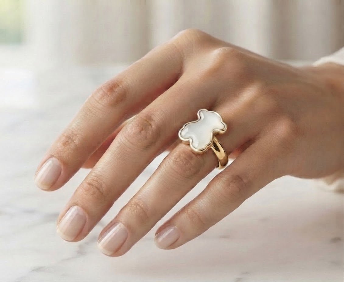 Stainless Steel Tous-Style Rings – Women's Elegant Band - Angelique Boutique