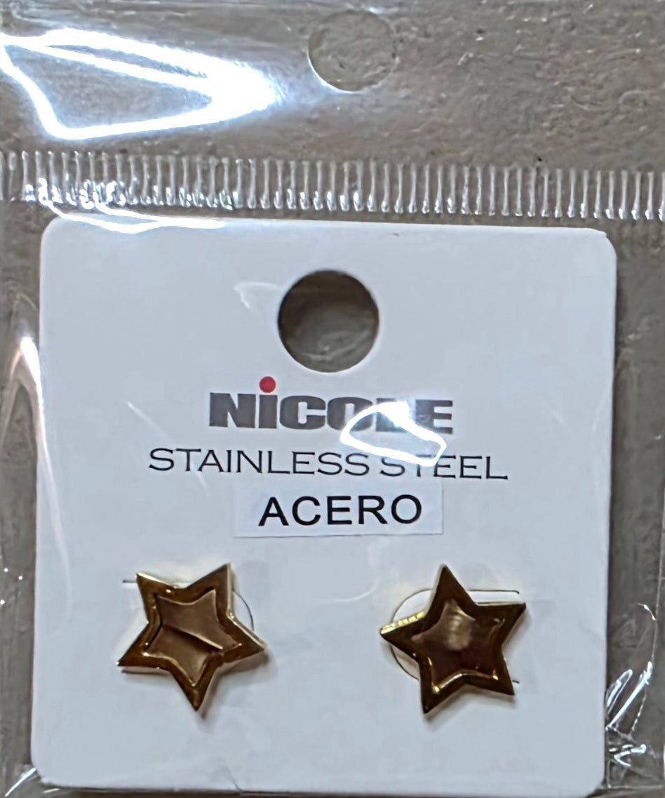 Star Stainless Steel Earrings for Women – Gold & Silver - Angelique Boutique