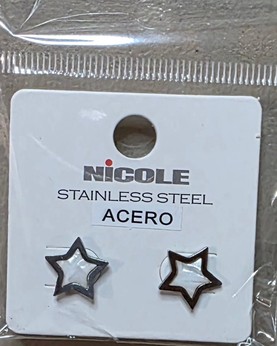 Star Stainless Steel Earrings for Women – Gold & Silver - Angelique Boutique