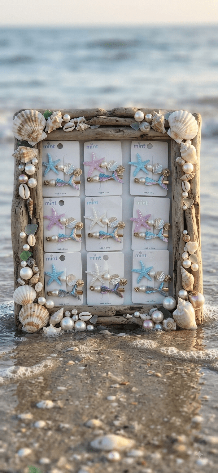 Starfish Hair Pins for Women – Cute Beach Style - Angelique Boutique