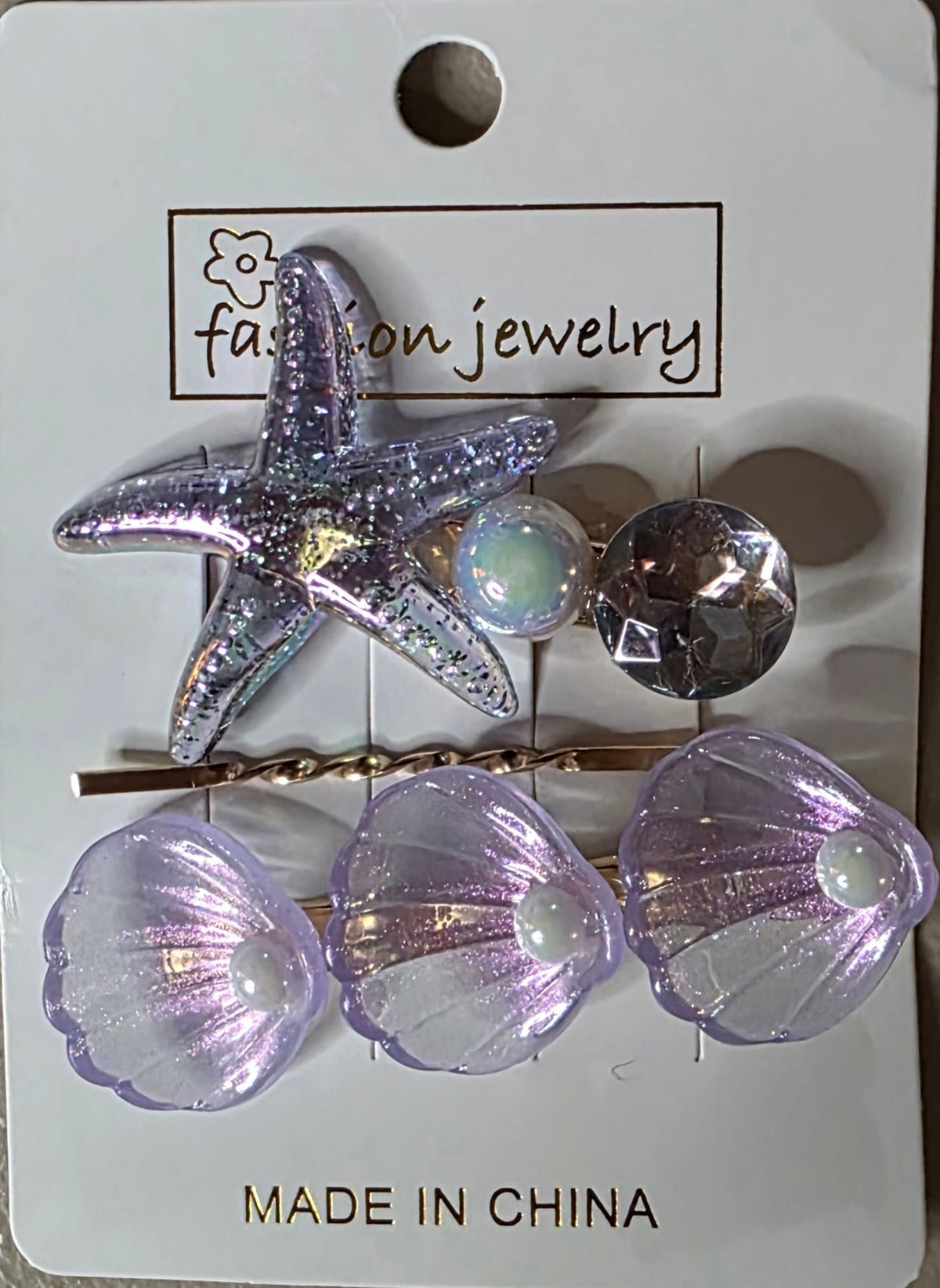 Starfish Hair Pins – Set of 3 Decorative Bobby Pins - Angelique Boutique