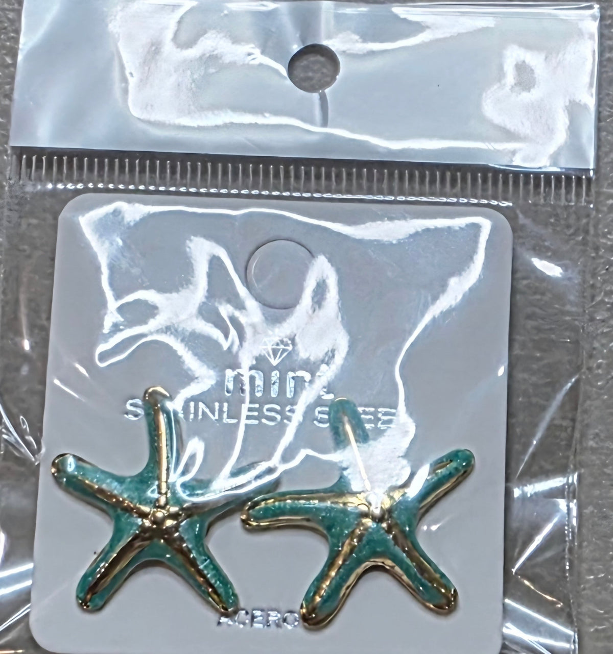 Starfish Stud Earrings – Colorful Enamel Beach Jewelry - Angelique Boutique