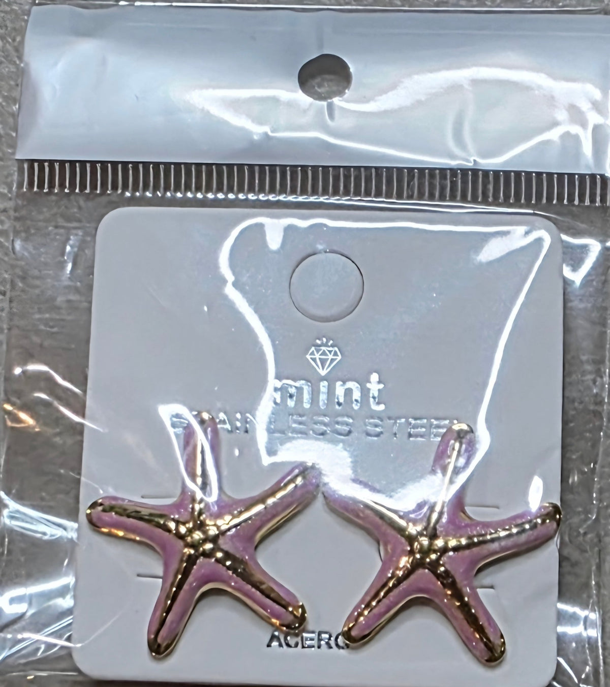 Starfish Stud Earrings – Colorful Enamel Beach Jewelry - Angelique Boutique