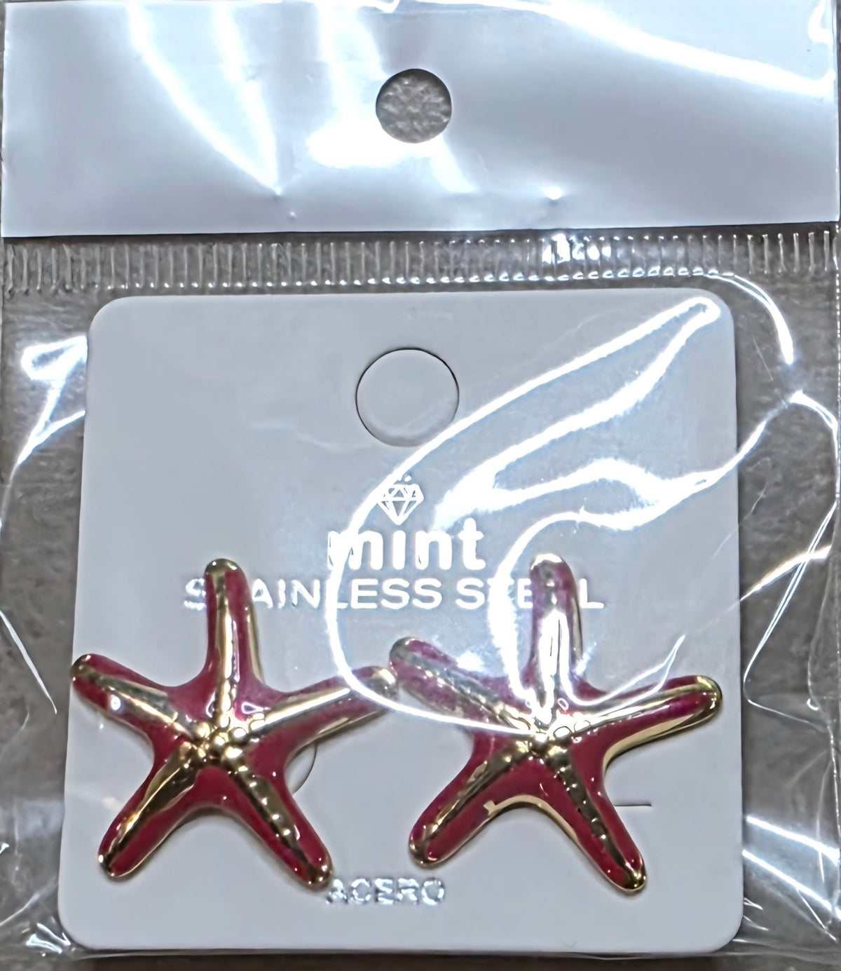 Starfish Stud Earrings – Colorful Enamel Beach Jewelry - Angelique Boutique
