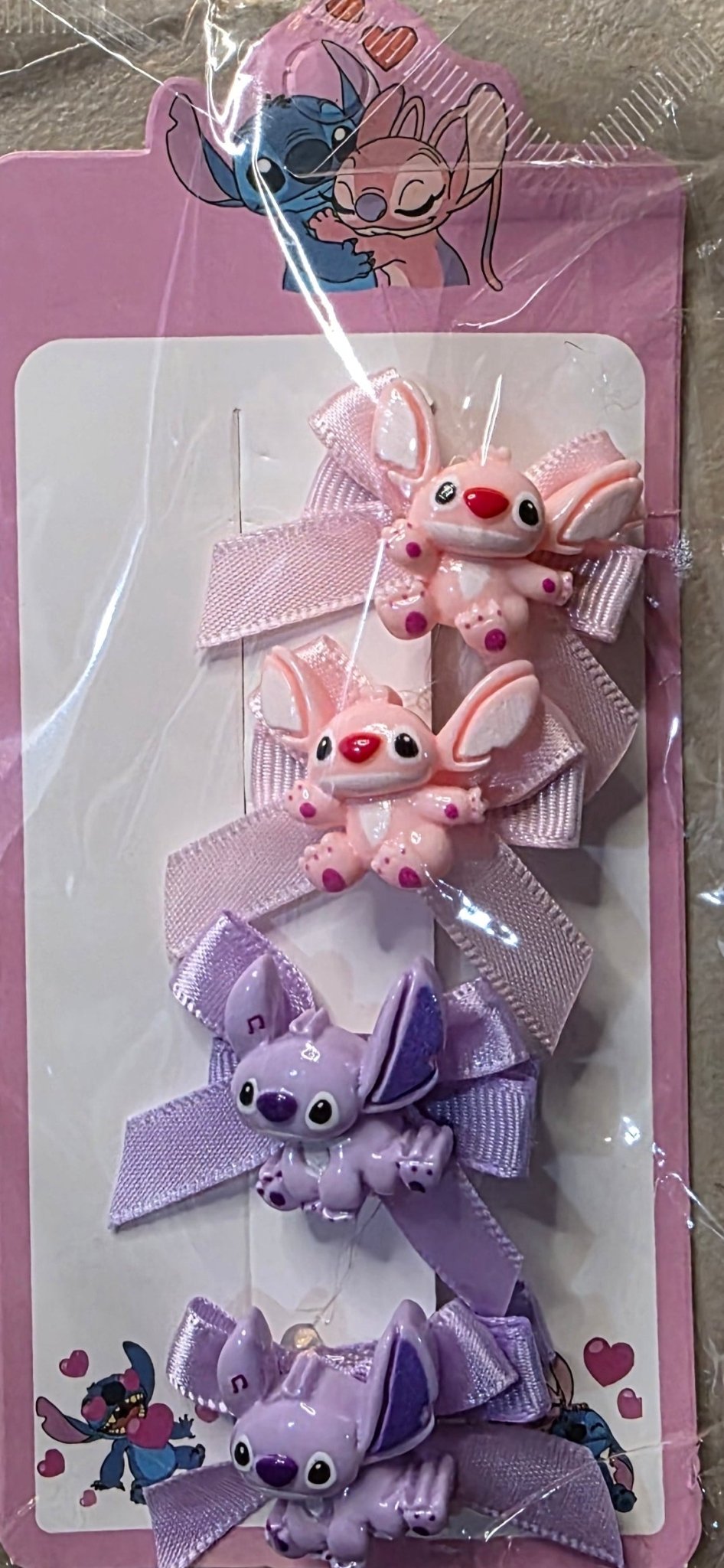 Stitch and Angela Hair Bows for Girls – Cute Character Bow - Angelique Boutique