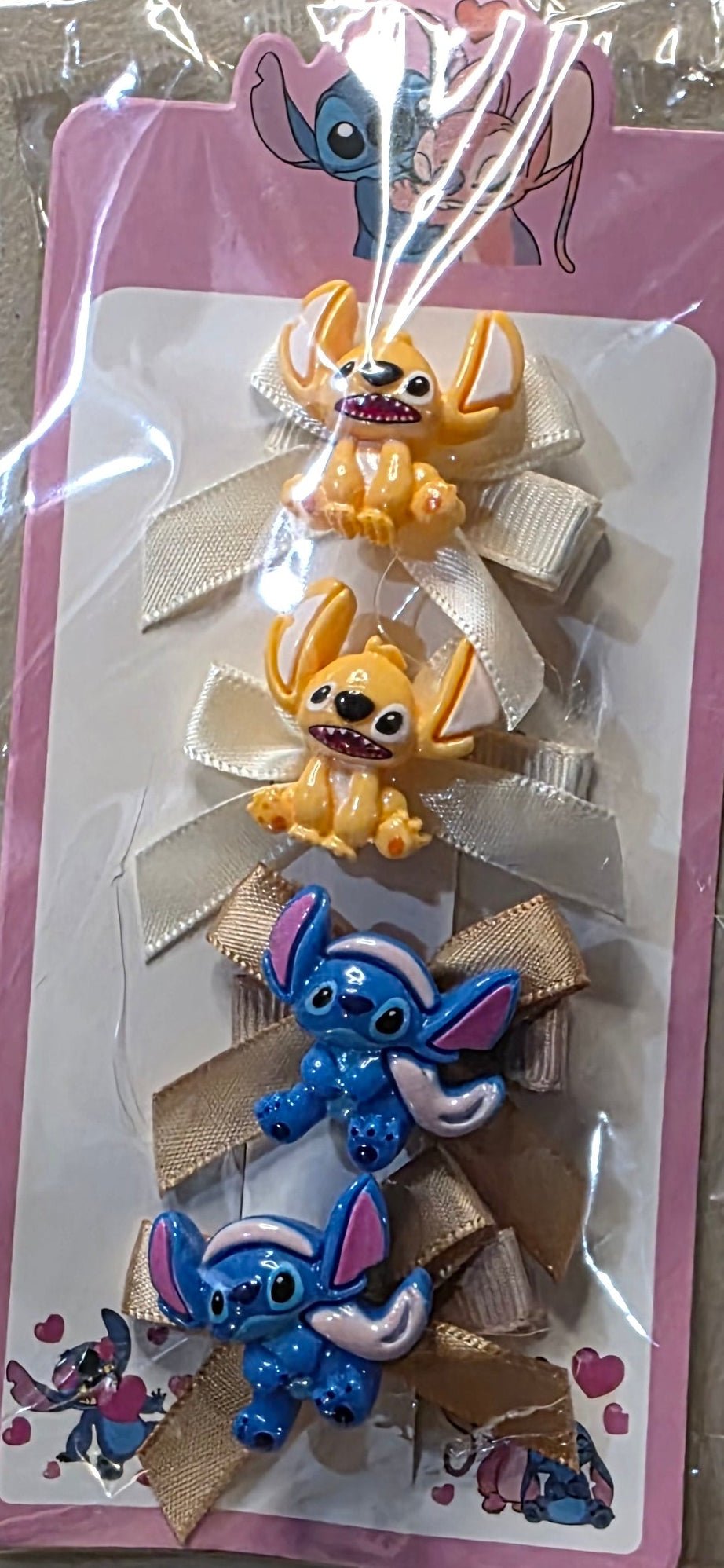 Stitch and Angela Hair Bows for Girls – Cute Character Bow - Angelique Boutique