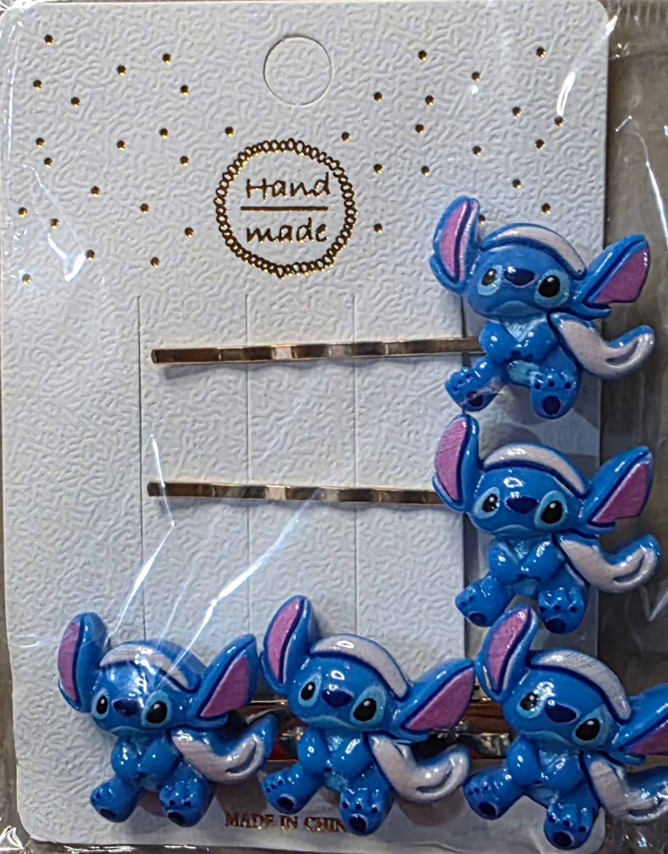 Stitch & Angel Character Hair Pins Set - Angelique Boutique