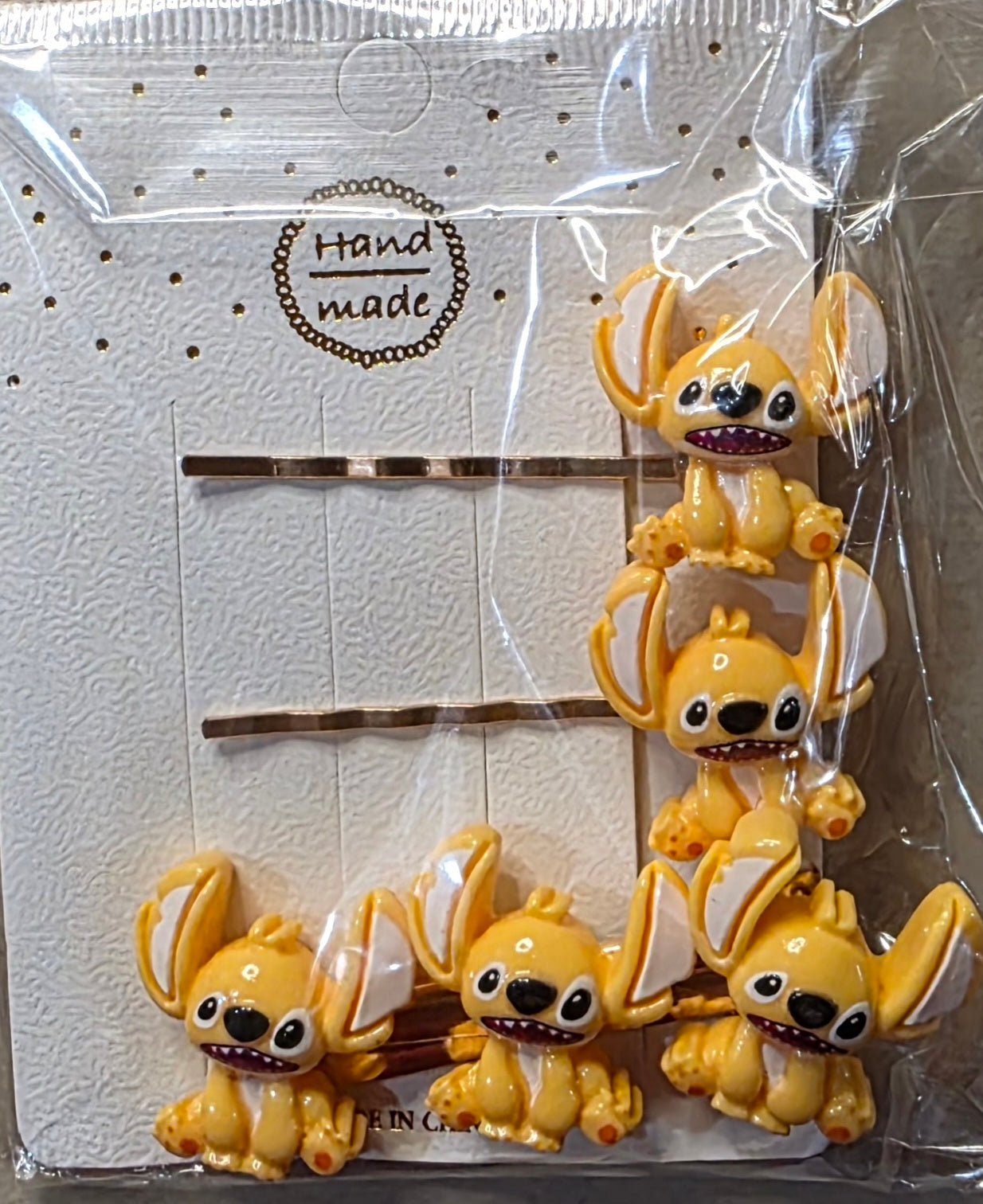 Stitch & Angel Character Hair Pins Set - Angelique Boutique