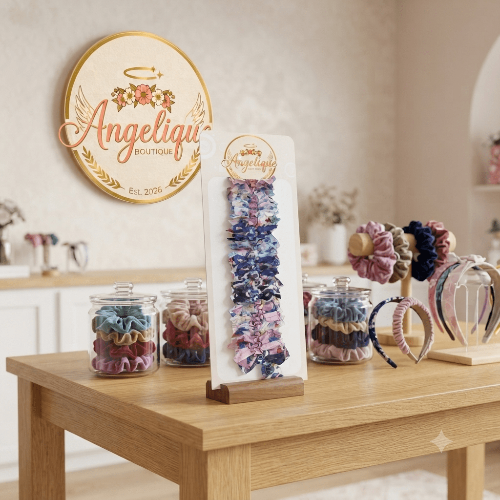 Stitch & Angela Hair Bows for Women & Girls - Angelique Boutique