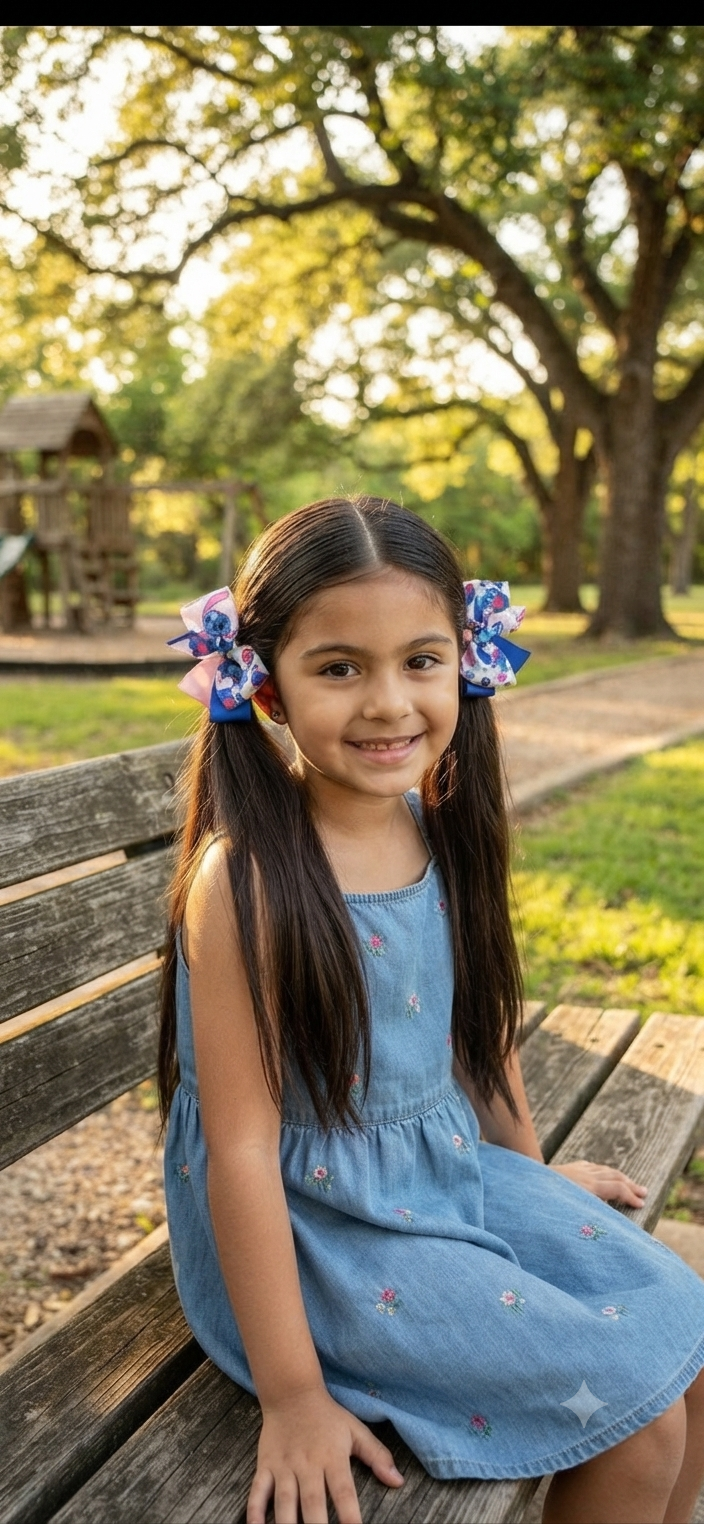 Stitch & Angela Hair Bows for Women & Girls - Angelique Boutique
