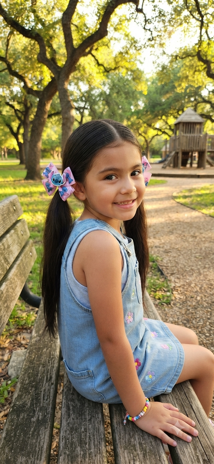 Stitch & Angela Hair Bows for Women & Girls - Angelique Boutique