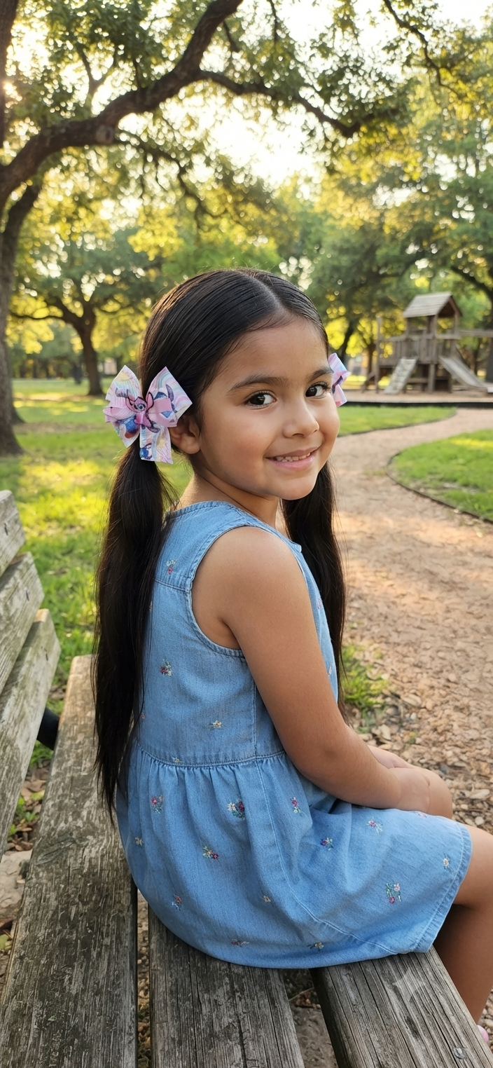 Stitch & Angela Hair Bows for Women & Girls - Angelique Boutique