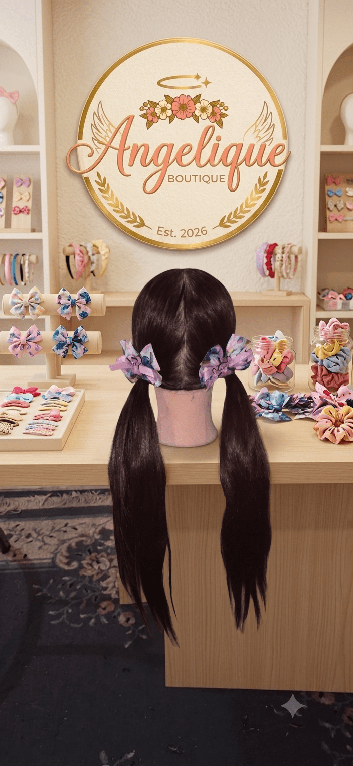 Stitch & Angela Hair Bows for Women & Girls - Angelique Boutique