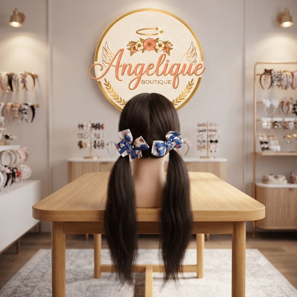 Stitch & Angela Hair Bows for Women & Girls - Angelique Boutique