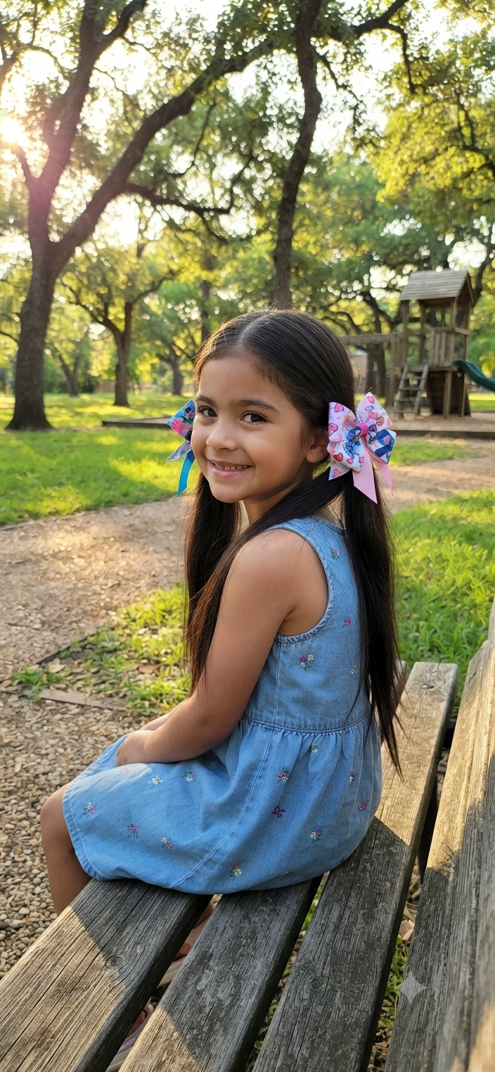 Stitch & Angela Hair Bows for Women & Girls - Angelique Boutique